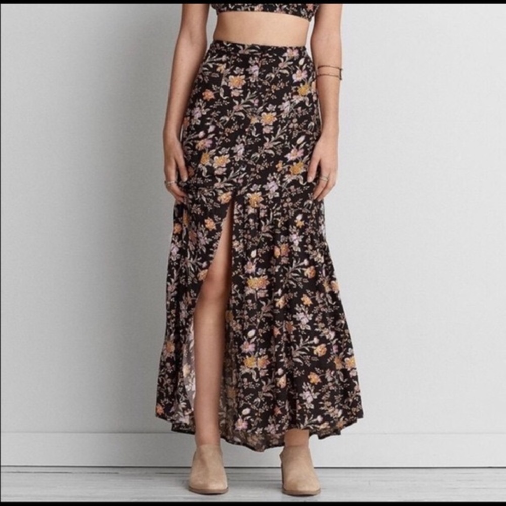 Boho Maxi skirt and tank bundle